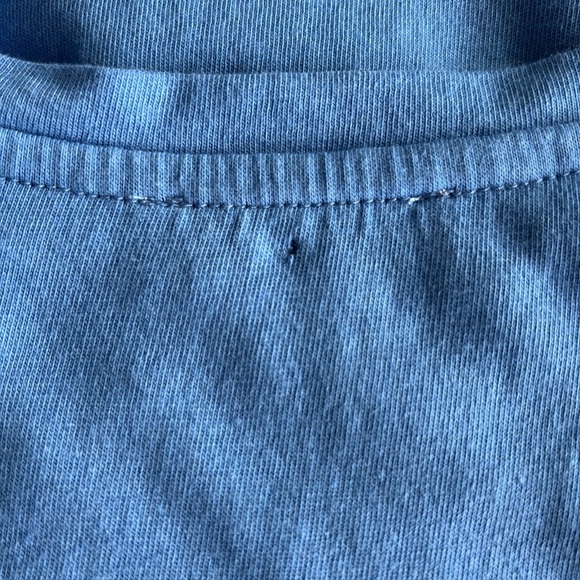 Laura Blue Embroidered Top | Size Medium - Picture 6 of 6